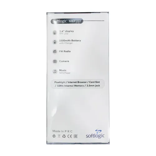 Softlogic Max 222 Phone Red/Blue