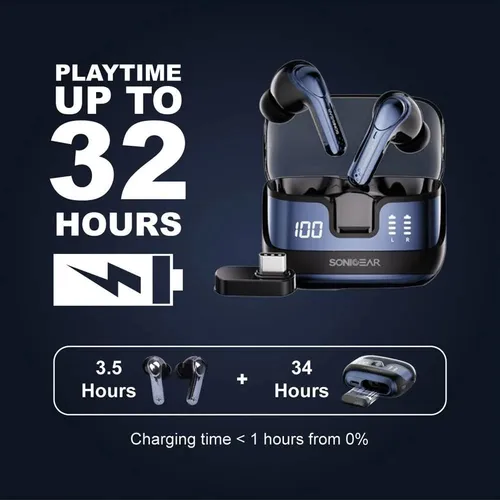 SonicGear Earpump XP2 Bluetooth Earbuds