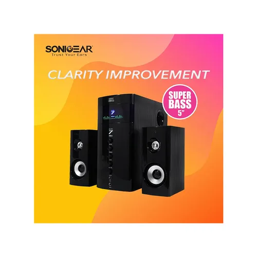 SonicGear Evo 7 Pro BTMI 2.1 Bleutooth Speaker with Subwoofer