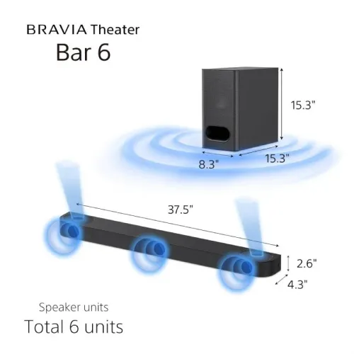 Sony BRAVIA Theatre Bar 6 Dolby Atmos Soundbar