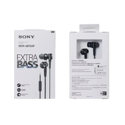 Sony MDR-XB75AP Extra Bass Wired Earphones with Mic