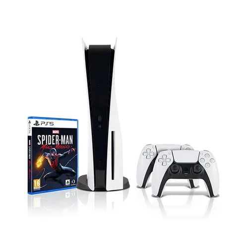 Sony PlayStation 5 Bundle with Spider Man Miles Morales + Extra DualSense Controller