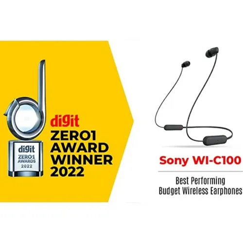 Sony WI-C100 Wireless In-ear Earphones