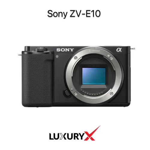 Sony ZV-E10 Mirrorless Camera With 16-50mm Lens, 50mm f/1.8 OSS Lens.