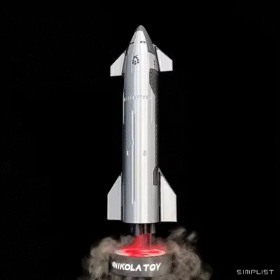 Space X Starship MIni Replica