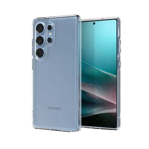 Spigen Galaxy S25 Ultra Hybrid Case – Crystal Clear