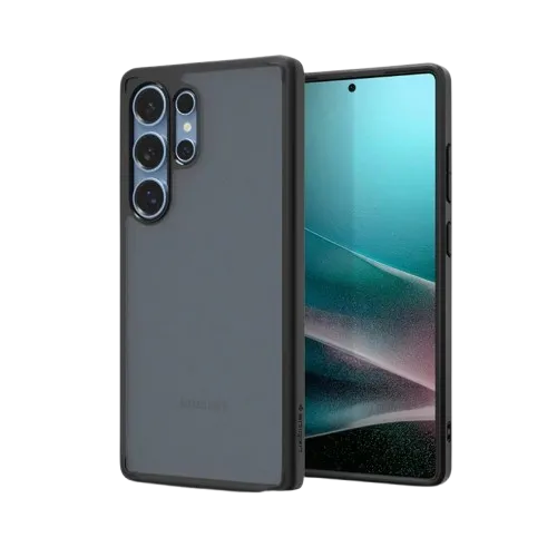 Spigen Galaxy S25 Ultra Hybrid Case – Frost Black