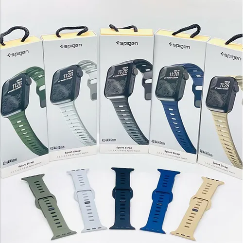 Spigen Silicone Sport Strap for Apple Watch 42mm/44mm/45mm