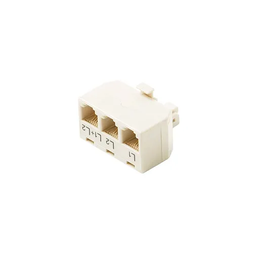SPLITTER RJ11 3WAY COUPLER -FEMALE