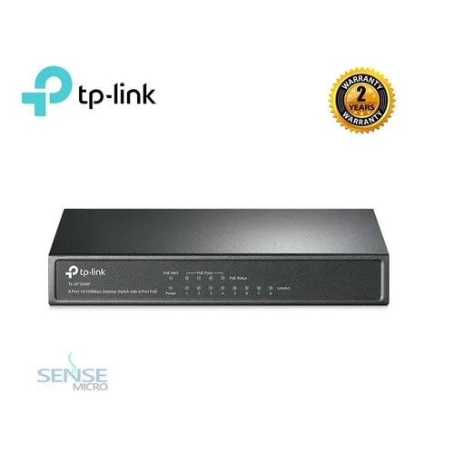 SWITCH - TP-LINK TL-SF1008P 8 PORT 10/100M 4 POE PORTS