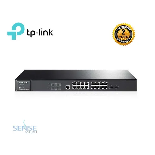 SWITCH - TP-LINK TL-SG3216 16 PORT 10/1000M L2 MANAGED