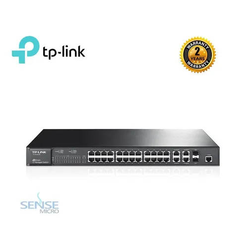 SWITCH - TP-LINK TL-SL5428E 24 PORT +4 PORT 10/1000M GIGABIT