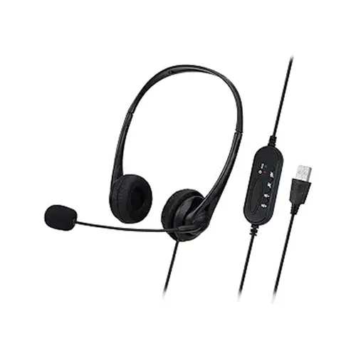 SY490MV Call Center Wired Headset Wired Control USB+3.5MM Port