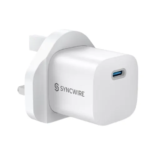 Syncwire 30W PD USB-C UK 3 Pin Power Adapter