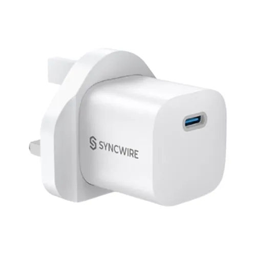 Syncwire 30W PD USB-C UK 3 Pin Power Adapter