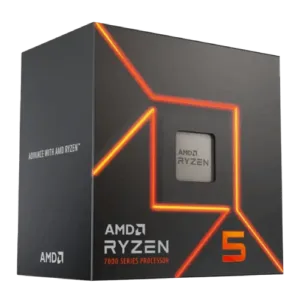 – SYSTEMS ONLY – AMD Ryzen 5 7500F Processor – 6 Cores, 12 Thread – 32M cache, Up To 5 GHz With Wraith Stealth Cooler