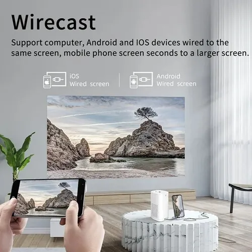 T30S Mobile Phone Wireless Projector Home Theater Led Portable Small Projector Hd 1080 Ultra Hd Home Projectors