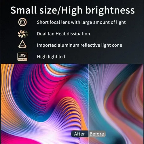 T30S Mobile Phone Wireless Projector Home Theater Led Portable Small Projector Hd 1080 Ultra Hd Home Projectors