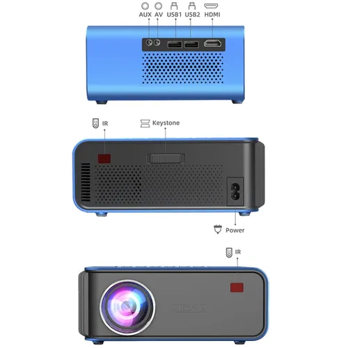 T4S Portable Home Theater LCD Projector