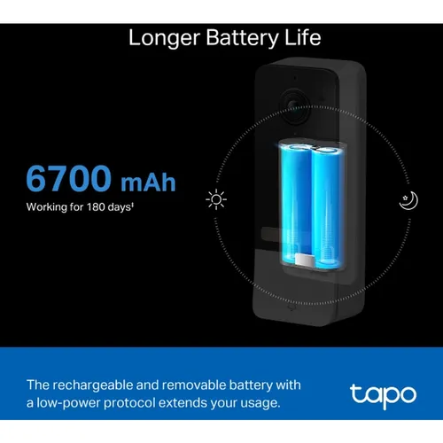 Tapo D230S1 Smart Video Doorbell 2K Battery Powered