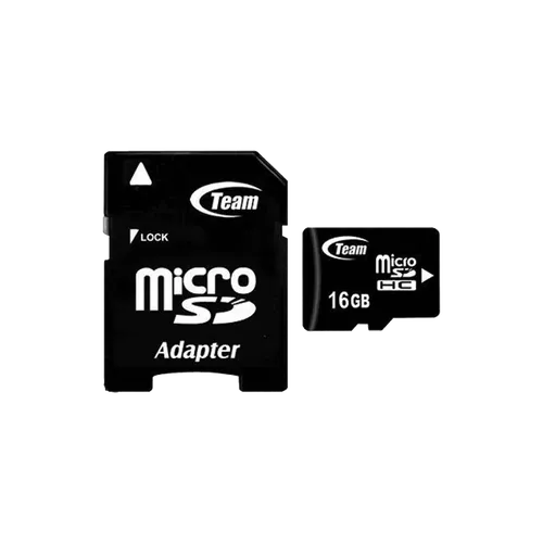 TEAM MICRO SDHC 16GB CLS10 WITH ADAPTOR(3y)