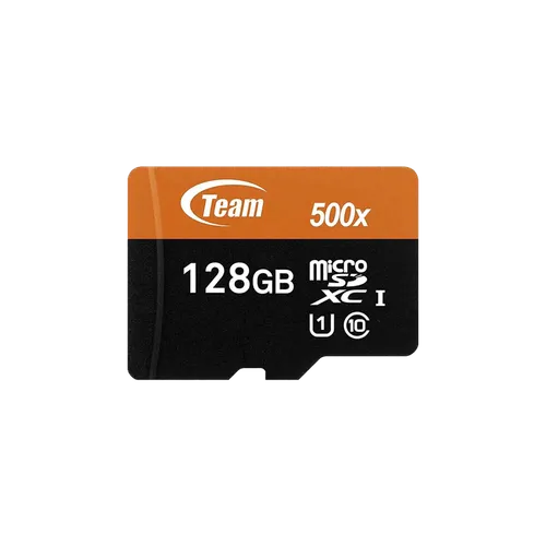 TEAM MICRO SDXC 128GB CLS10 WITH ADAPTOR (3y)