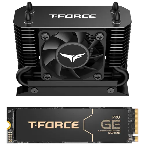 Team T-FORCE GE PRO 2TB Gen 5.0x4 with NVMe 2.0 3D NAND with AirFlow I