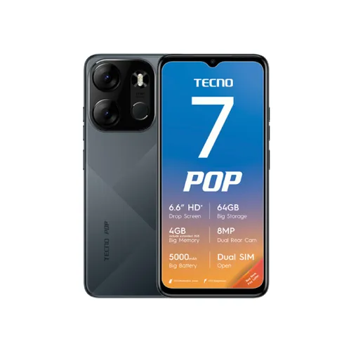 Tecno Pop 7 4GB 64GB – Black