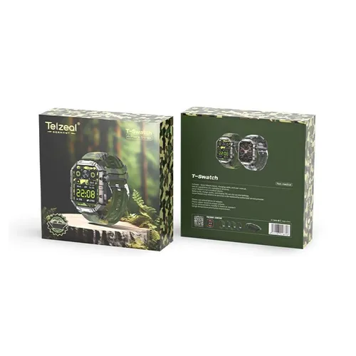 Telzeal Germany T-Swatch Sports Smart Watch with 4 Strap and Side Belt Pouch