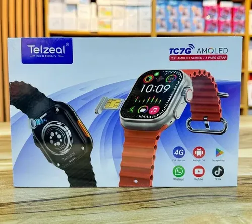 Telzeal TC7G Android Smart Watch 8/64 with Amoled Display