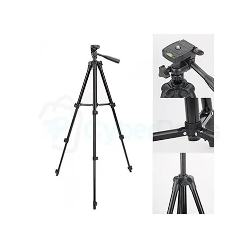 TF-3120 Black Edition Aluminum Alloy Smart Phone and Camera Tripod