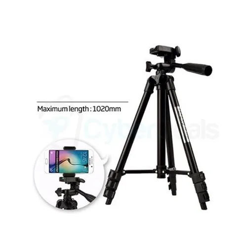 TF-3120 Black Edition Aluminum Alloy Smart Phone and Camera Tripod