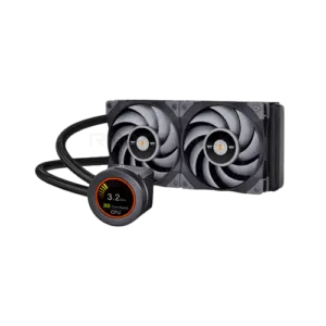 Thermaltake TOUGHLIQUID ULTRA 240 LCD AIO Liquid CPU Cooler – 240mm