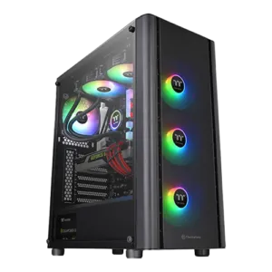 Thermaltake V250 TG Tempered Glass Edition Gaming PC Case – Black