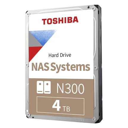 Toshiba 4TB N300 7200RPM Internal NAS Hard Disk