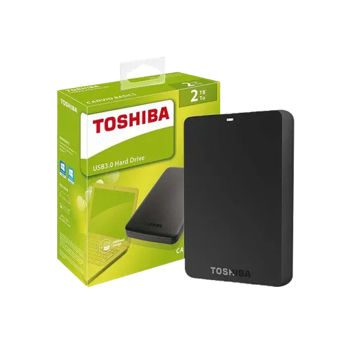 TOSHIBA CANVIO 2TB EXTERNAL HDD(3y)