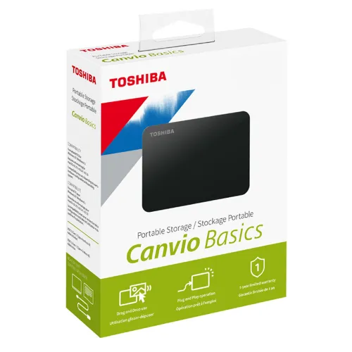 Toshiba Canvio Basics 1TB External Hard Drive