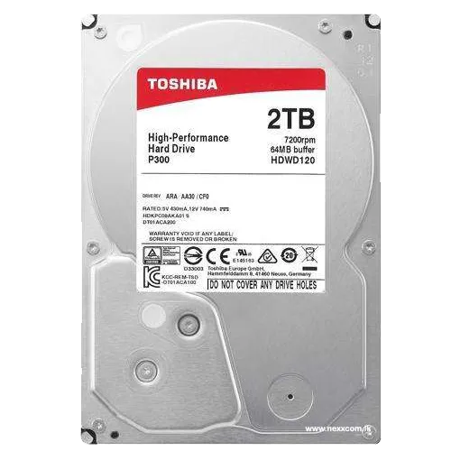 Toshiba P300 2TB 7200RPM Desktop Hard Drive