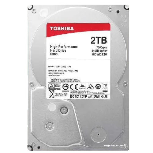 Toshiba P300 2TB 7200RPM Desktop Hard Drive