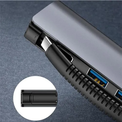 TOTU 5 IN 1 Type-C TO 3*USB+PD+HDMI Converter