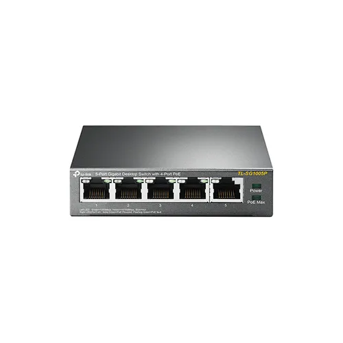 Tp-Link 5-Port Gigabit Desktop Switch with 4-Port PoE (TL-SG1005P)