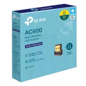 TP-LINK AC600 Archer T600U Nano – Wireless Wi-Fi Adapter (2.4GHz-5GHz)
