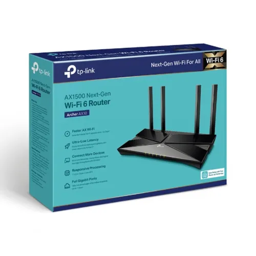 TP-Link Archer AX10 AX1500 Dual-Band Wi-Fi 6 Router