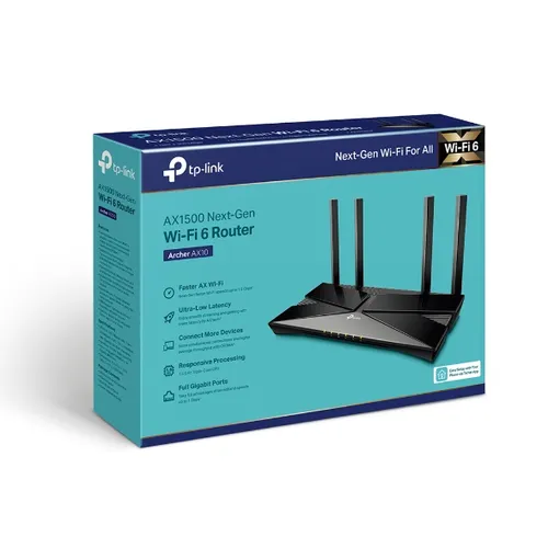 TP-Link Archer AX10 AX1500 Next-Gen Wifi 6 Router