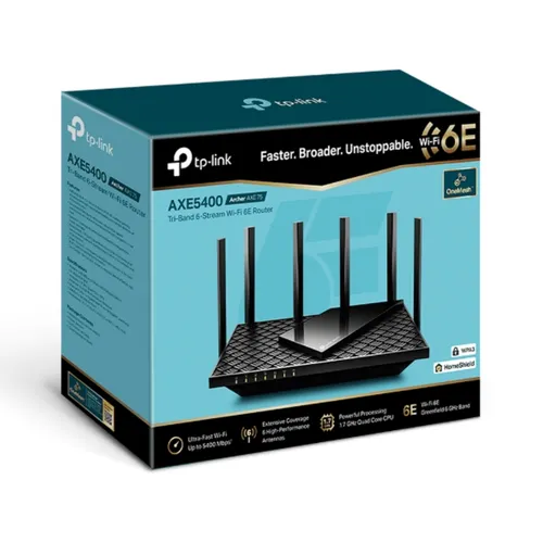TP-Link Archer AXE75 AXE5400 Tri-Band Gigabit Wi-Fi 6E Router
