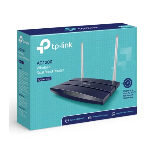 TP-Link Archer C50 AC1200 Wireless Dual Band Gigabit Router