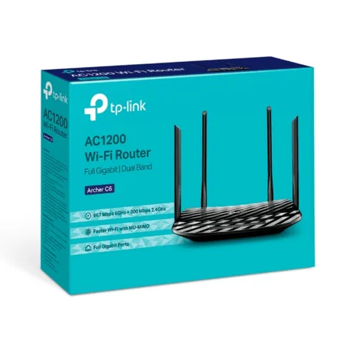 TP-Link Archer C6 AC1200 Dual Band Gigabit Router