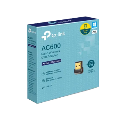 TP-LINK ARCHER T600U NANO AC600 WIRELESS USB ADAPTER