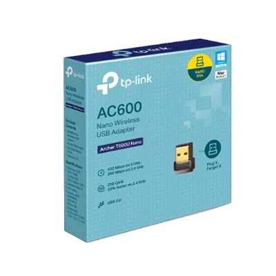 TP-LINK ARCHER T600U NANO AC600 WIRELESS USB ADAPTER