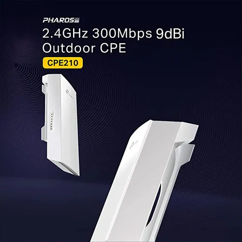 TP-LINK CPE210 2.4GHz 300Mbps 9dBi Outdoor CPE